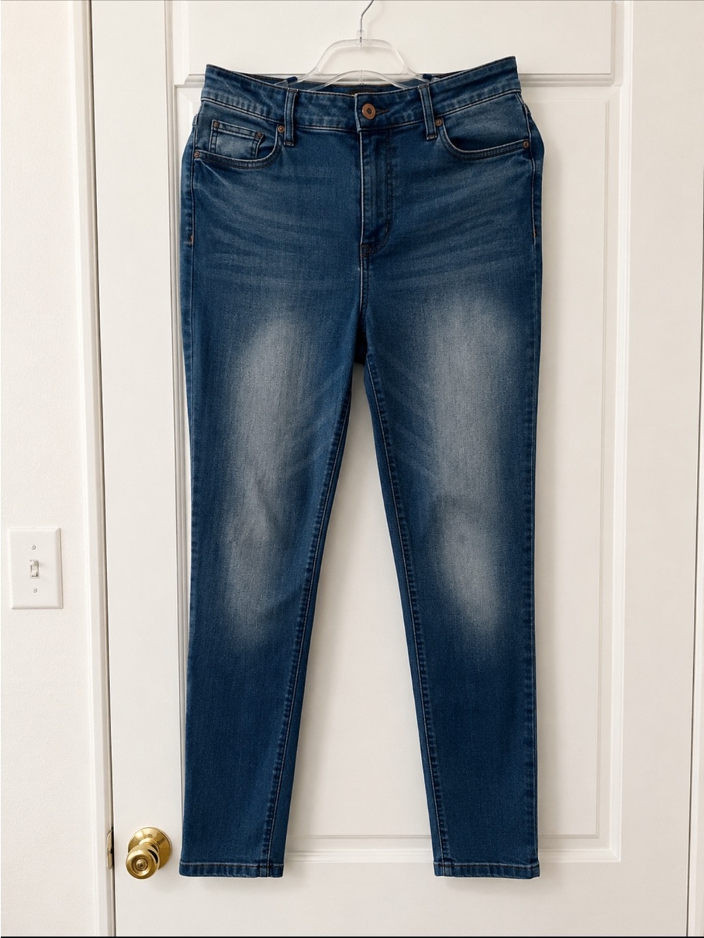 Simply Vera Vera Wang Dark Blue Skinny Jeans
